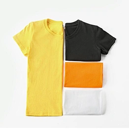 100% Cotton Casual Multicolor Solid OEM Logo Custom Blank Plain Unisex Men's t shirt T-shirts