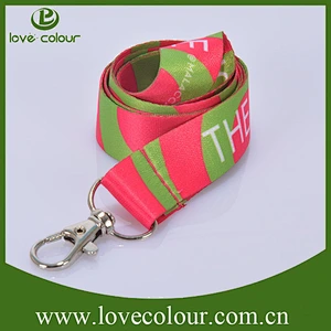 Polyester keychain neck strap custom