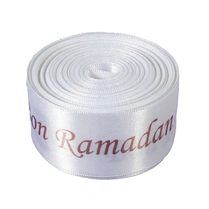 Custom Logo Single/Double Face Printed Satin Ribbon Tape