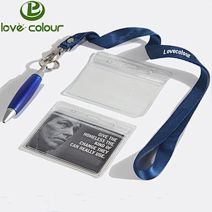 Printing Your Own Logo Polyester Lanyard with Pen