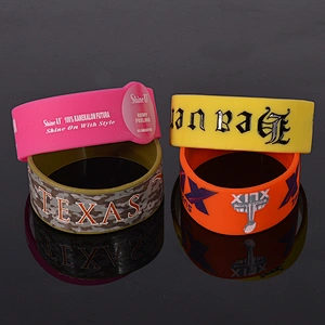 Wholesale Promotional cheapest silicone bracelets silicon wristband