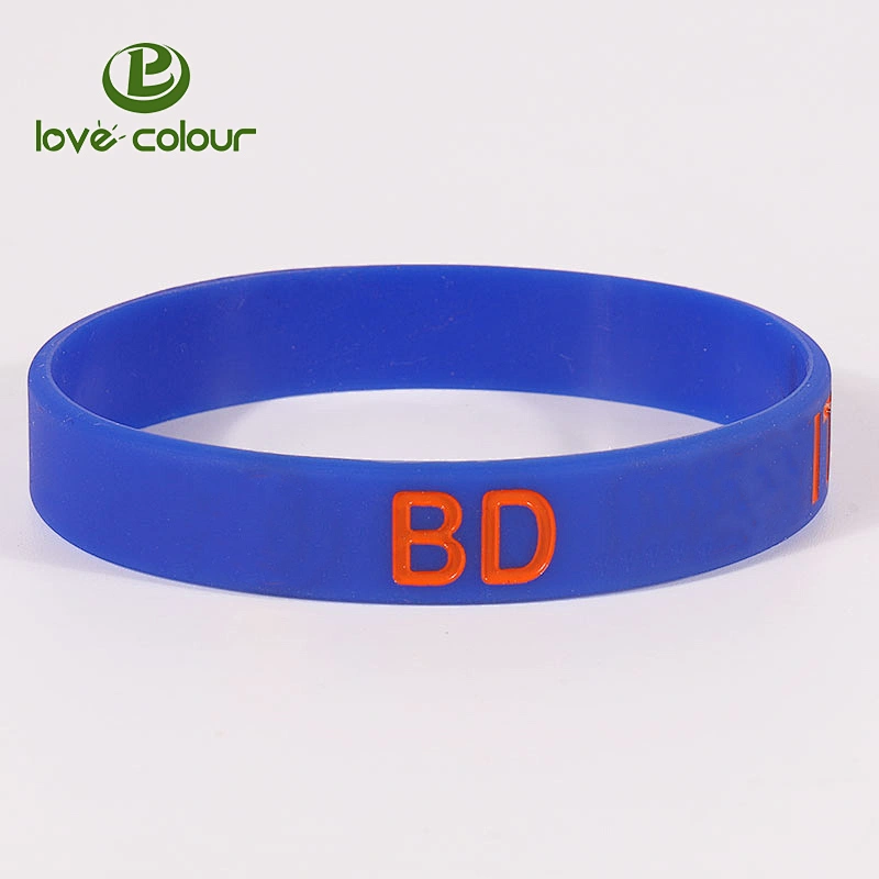 Custom wristbands activities embossed your logo silicone bracelet