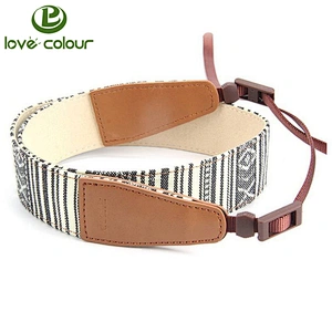 Custom polyester fashion beautiful sublimation Camera strap maker for promotional gift