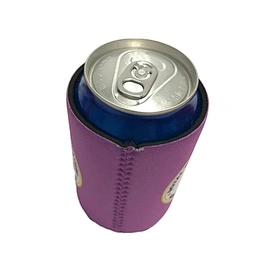 Custom promotional collapsible neoprene beer cooler cover coolies sleeve