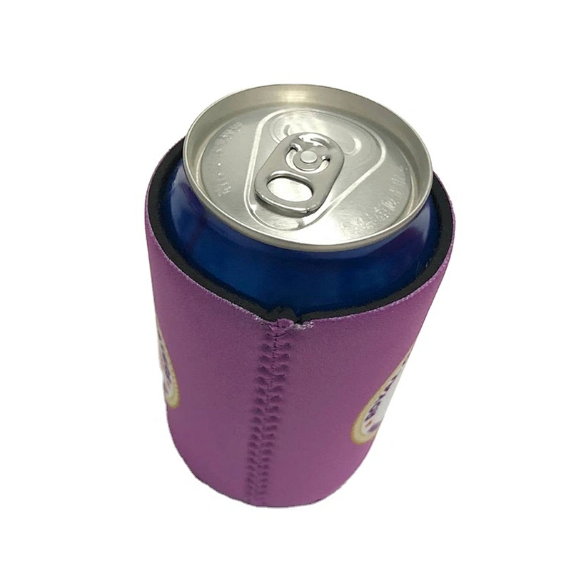 Custom promotional collapsible neoprene beer cooler cover coolies sleeve