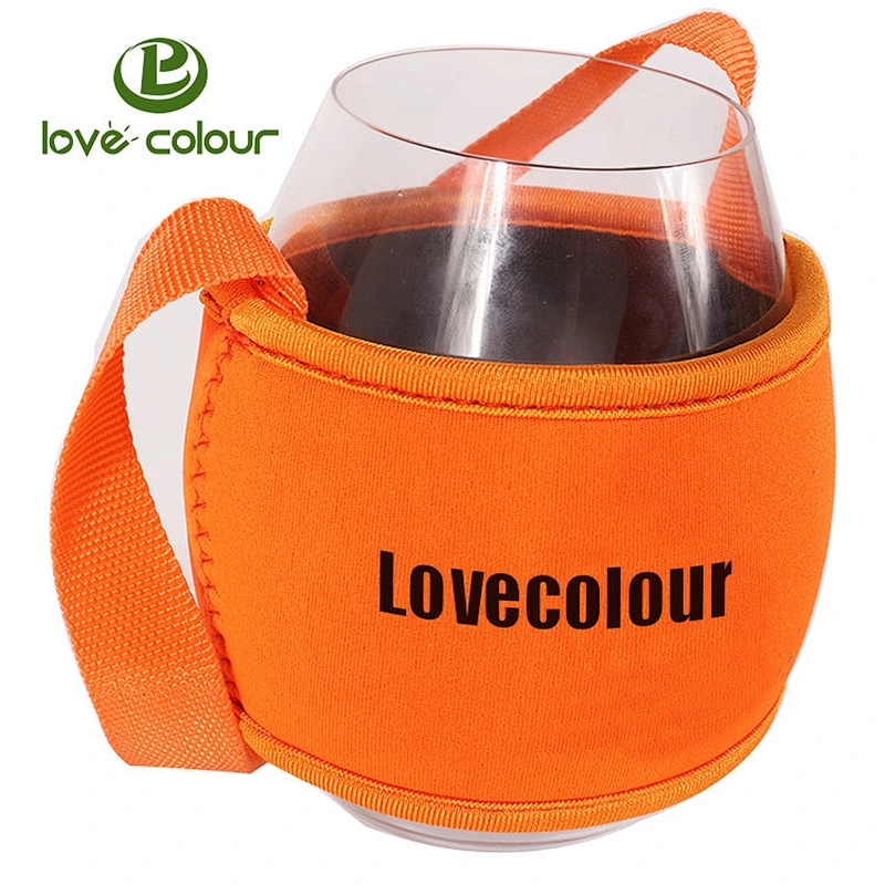 Customized Wine Glass Holder Short Lanyard China Wholesale