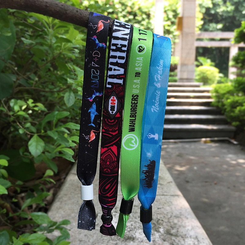 Factory price sublimation printing customised wristbands for events