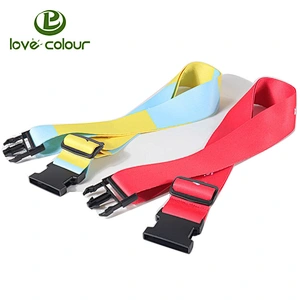 Custom Polyester Travel Luggage Printing Strap For Promotional Gift