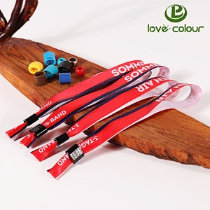 Party Decoration Event Plain Polyester Wristbands
