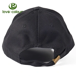Hot fashion customized unisex blank black baseball hat