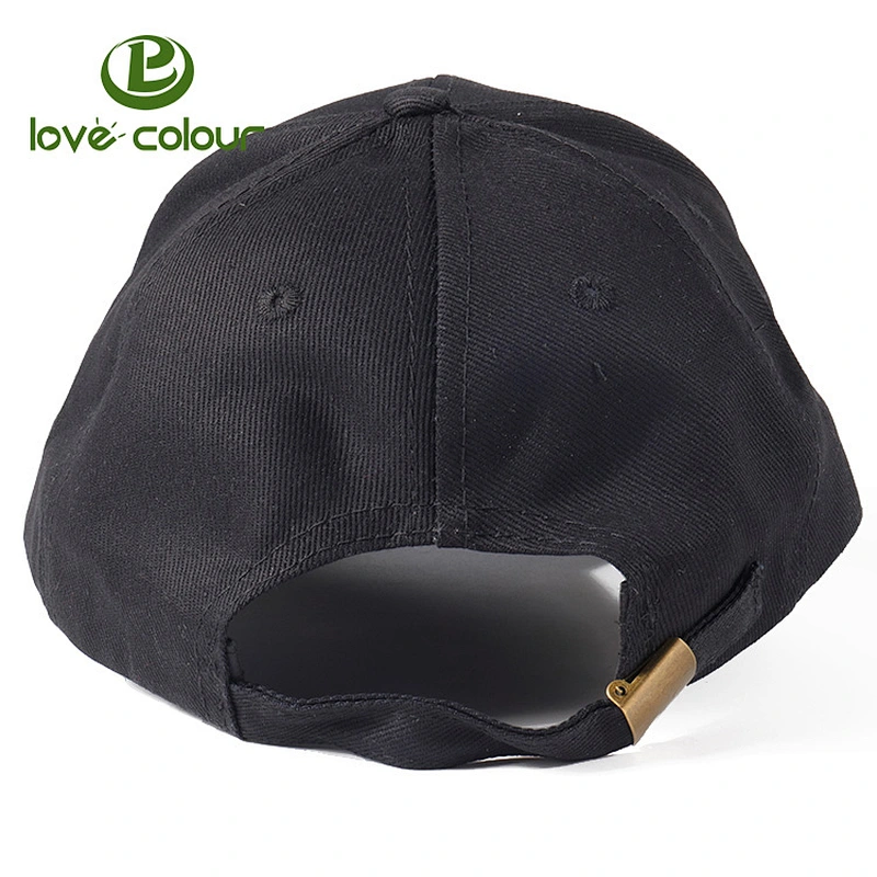 Hot fashion customized unisex blank black baseball hat