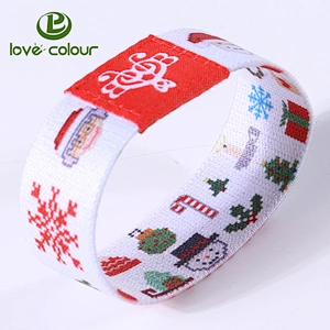 Free sample event using child elastic wristband for Christmas