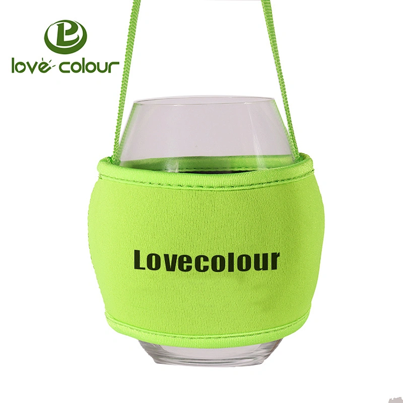 Good selling cheap neoprene can cooler with handle