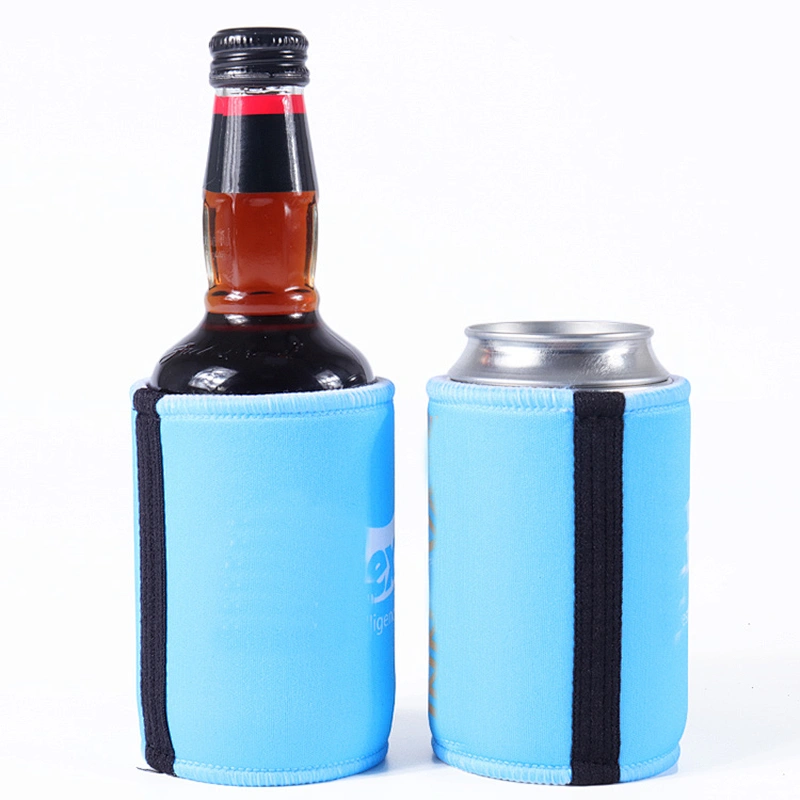 Promotional Custom Logo Bottle holder Cooler Neoprene Beer Can Sleeve