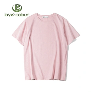 OEM custom red / black / grey / white 100% cotton soft and comfortable t shirts printing basic t-shirts