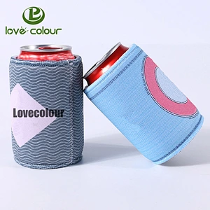 Factory promotional colorful neoprene stubby beer can holder with your logo
