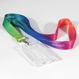 Sport event custom logo ticket holder lanyard
