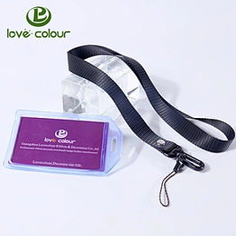 Custom polyester card holder strap lanyard with wholesale price