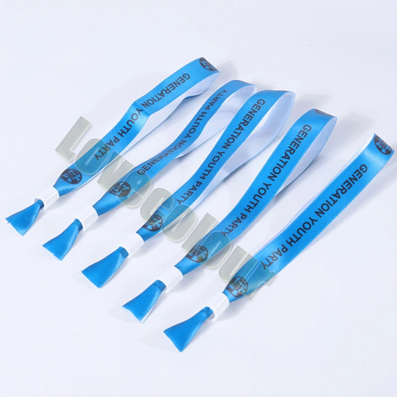 Make your own custom cloth fabric wristbands no minimum