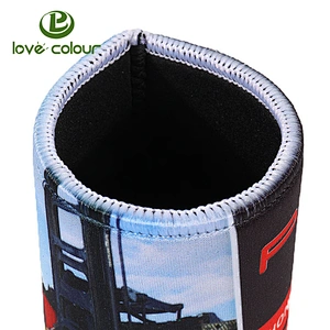 Professional factory custom printing logo neoprene stubby cooler for beer can bottle