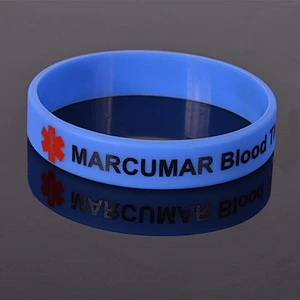Custom personalized silicone hand band wristbands/silicone keychain bracelet