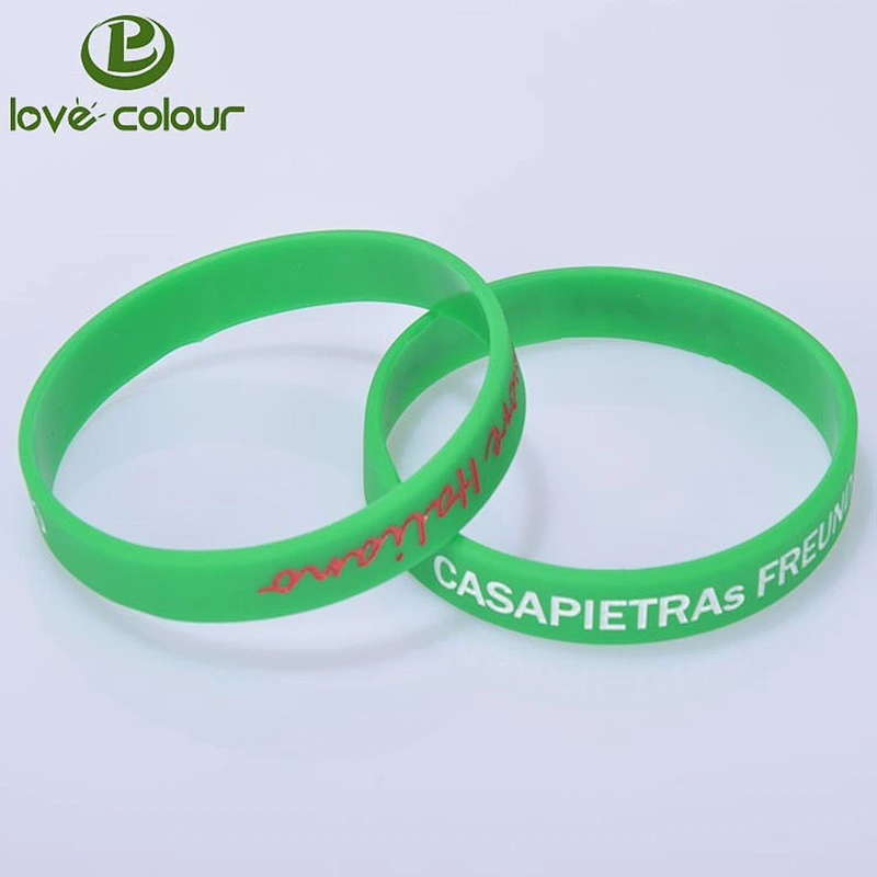 Free sample custom silicone wristbands wholesale Unisex cool rubber bracelets