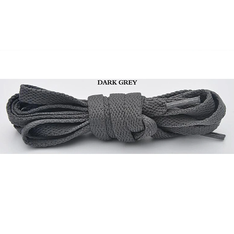 Factory Promotional High-quality Poly Light Grey Shoes Shoelaces Wholesale