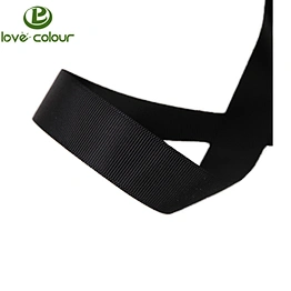 Factory custom fashion grosgrain tape ribbon with your logo