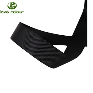 Factory custom fashion grosgrain tape ribbon with your logo