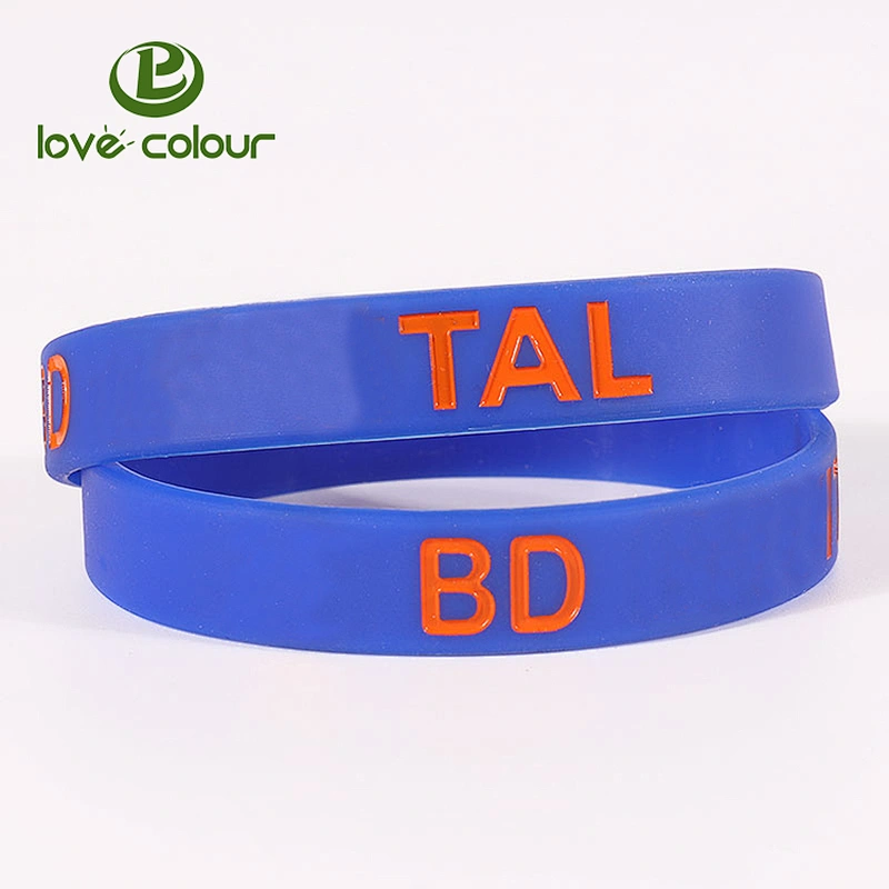 Custom music silicone bracelet/rubber inspirational wristband bracelets