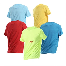 Custom Promotion 100% Polyester Men's T-Shirts Sport Tshirt With Sublimation Printing