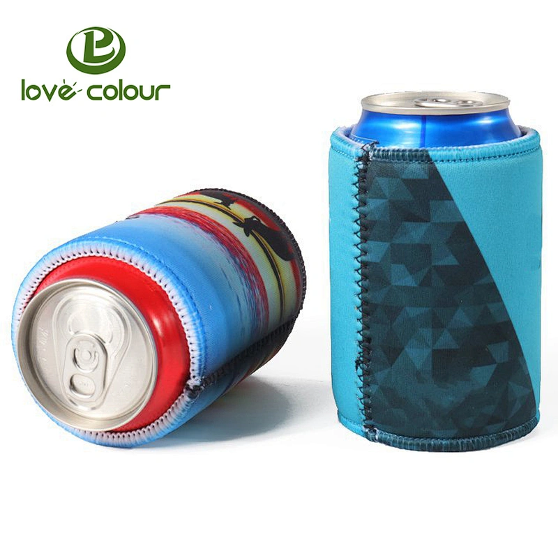 Custom promotion neoprene can cooler with printing logo