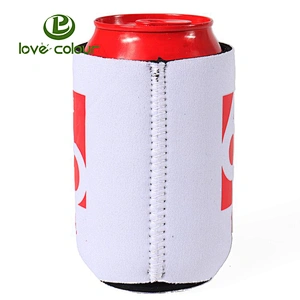 Custom Sublimation Printing Outdoor Beer Can Holder Collapsible Neoprene Can Coolers Coolies Sleeve