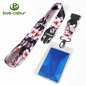 Custom ID Badge Card Holder Sublimation / Silkscreen /Woven Polyester Tool Lanyards