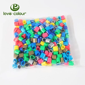 Wholesale plastic wristband slide lock in different color