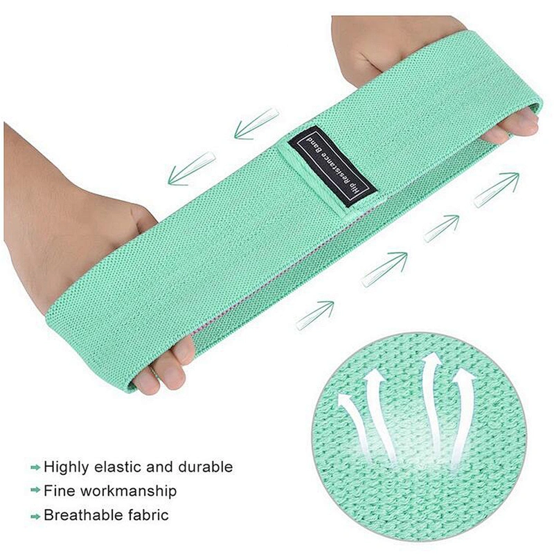 Wholesale Soft Durable Fabric Exercise Resistance Bands