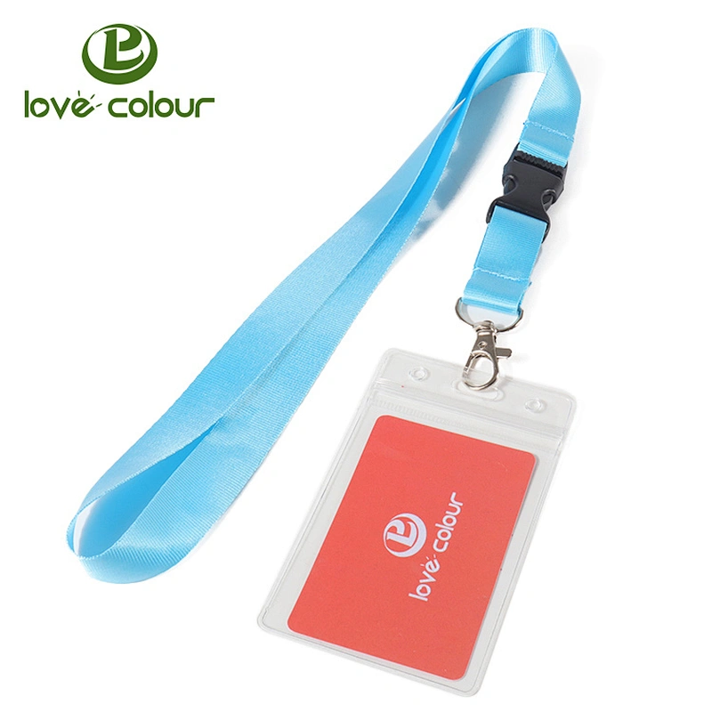 Polyester lanyards with logo custom id keychain lanyard strap