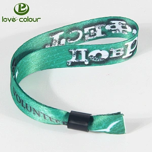 One direction clasps wristband wedding festival decoration / dye sublimation wristband strap