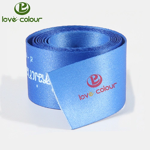 Factory Wholesale double face polyester ribbon with custom colors and size