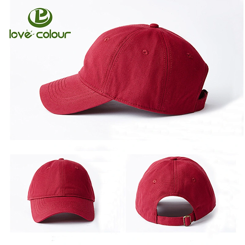 Wholesale pure color advertising baseball cap with custom LOGO