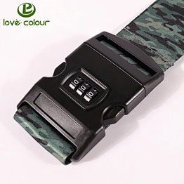 Travel Custom Luggage Suitcase Strap Belt with Combination Lock