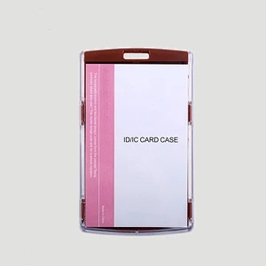 Promotional items waterproof ID card Holder for employees with lanyard