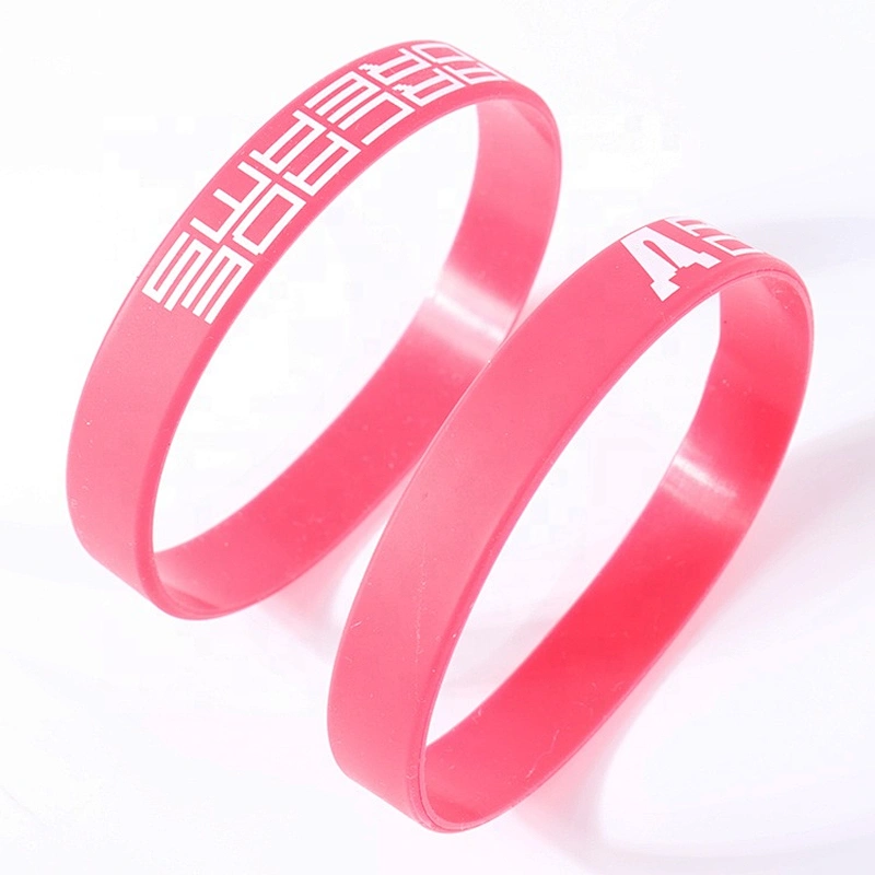 Factory cheap custom plain silicone wristbands bracelet