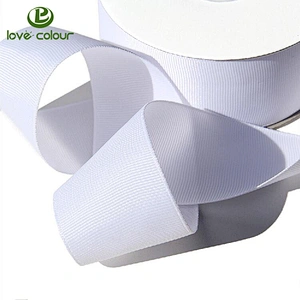Fashion custom polyester printed grosgrain ribbon from factory