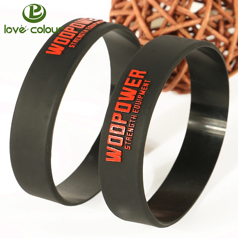 Wholesale cheap custom silicone material glow in the dark wristbands for event