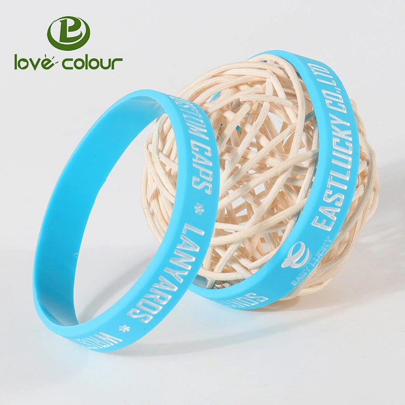 Sport Silicon Bangle Wristband Custom Thin Debossed Silicone Bracelet Unisex