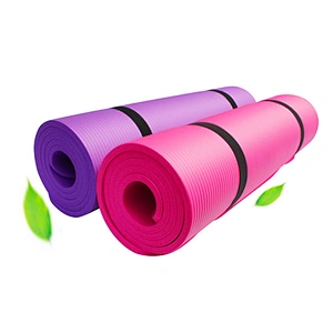 Extra Thick High Density Anti-Slip Exercise Purple Yoga Mat