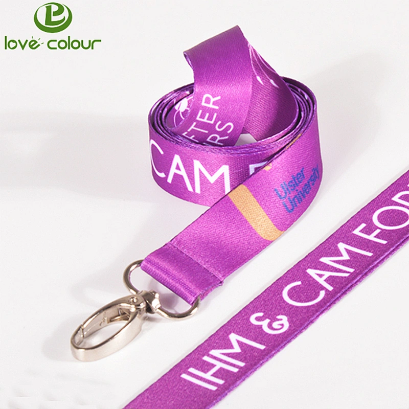 Beautiful polyester lanyard strap with custom patterns