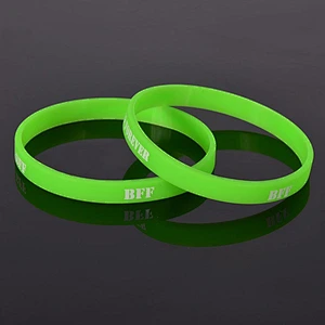 Custom Cheap 100% Silicone Souvenirs Wristband/Silicone Printed Band