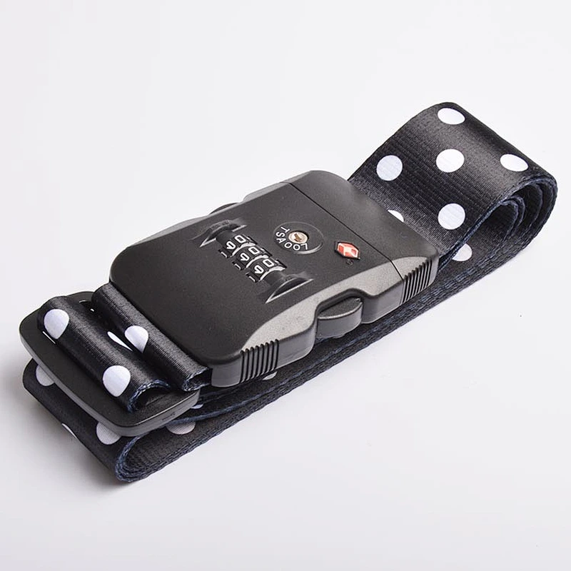 Custom New Password Combination Travel Luggage Strap belt